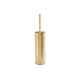 Croscombe Brushed Brass Toilet Brush and Holder